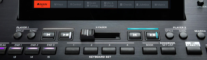 Korg PA5X Dual Players