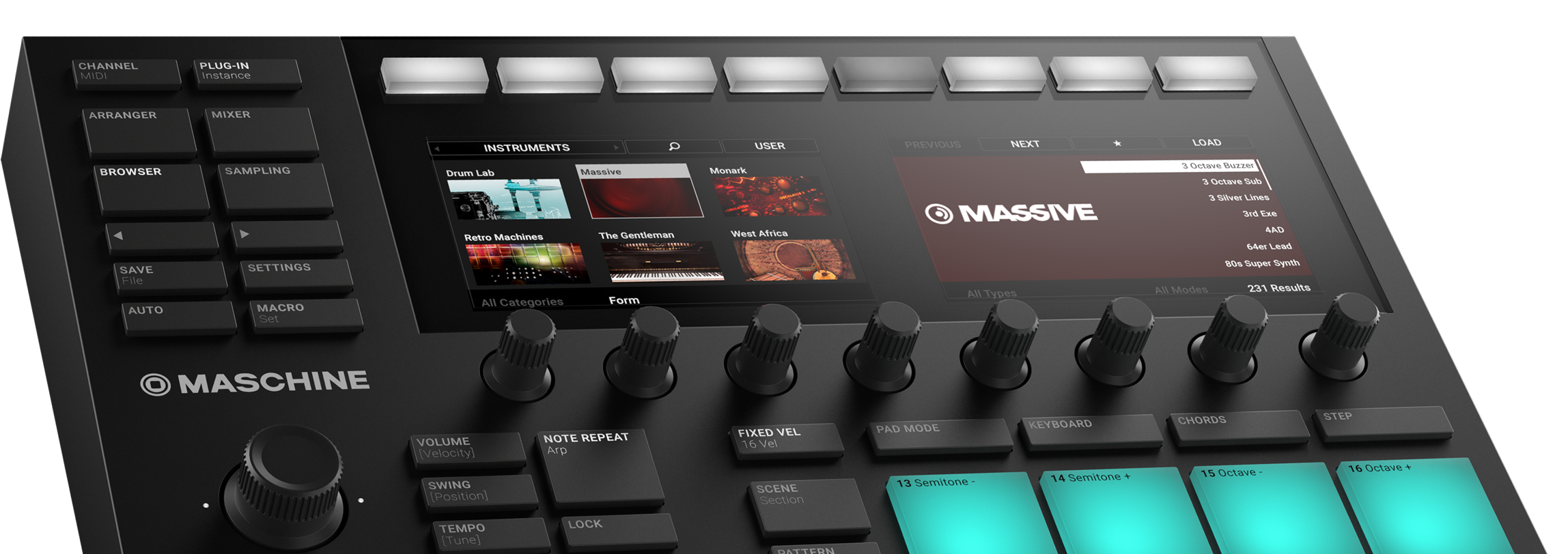 Native Instruments Maschine Mk3 Screen