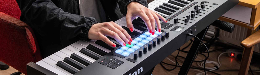 Novation Launchkey MK4 MIDI Keyboard Controller Pads