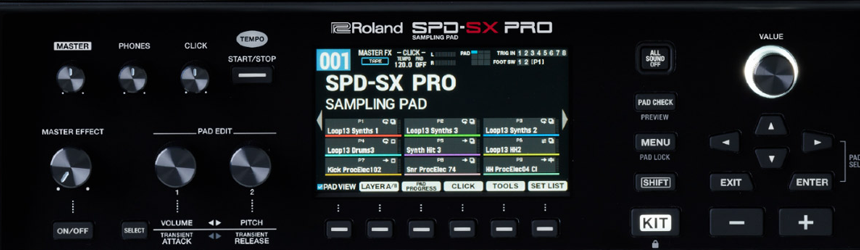 Roland SPD-SX Pro LCD Screen