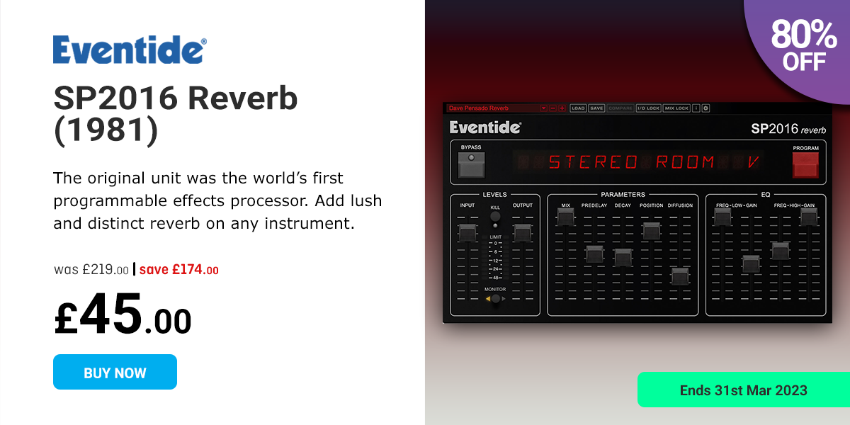 Eventide SP2016 Reverb (Download)